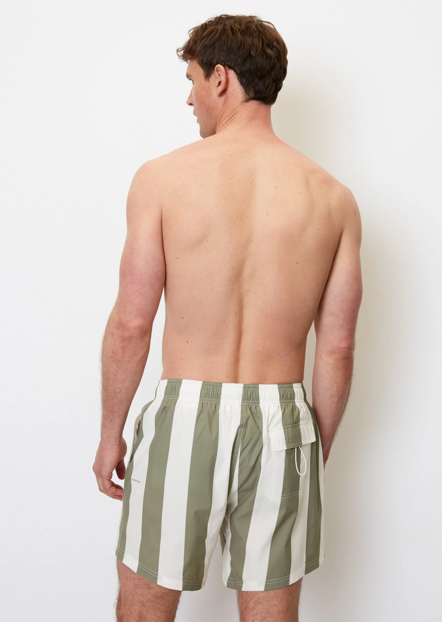 Marc O'Polo Swim Shorts With A Wide Striped Pattern 5 Marc O'Polo Swim Shorts With A Wide Striped Pattern – Bild 3