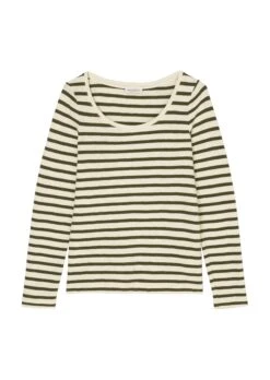 Marc O'Polo Striped Long Sleeve Top In A Loose Fit Made Of Heavy Jersey Fabric Composed Of Organic Cotton 18 Marc O'Polo Striped Long Sleeve Top In A Loose Fit Made Of Heavy Jersey Fabric Composed Of Organic Cotton -FashionLust Verkaufs-Shop 013f5cbf97a12fc70bc22a0e3bb2314f