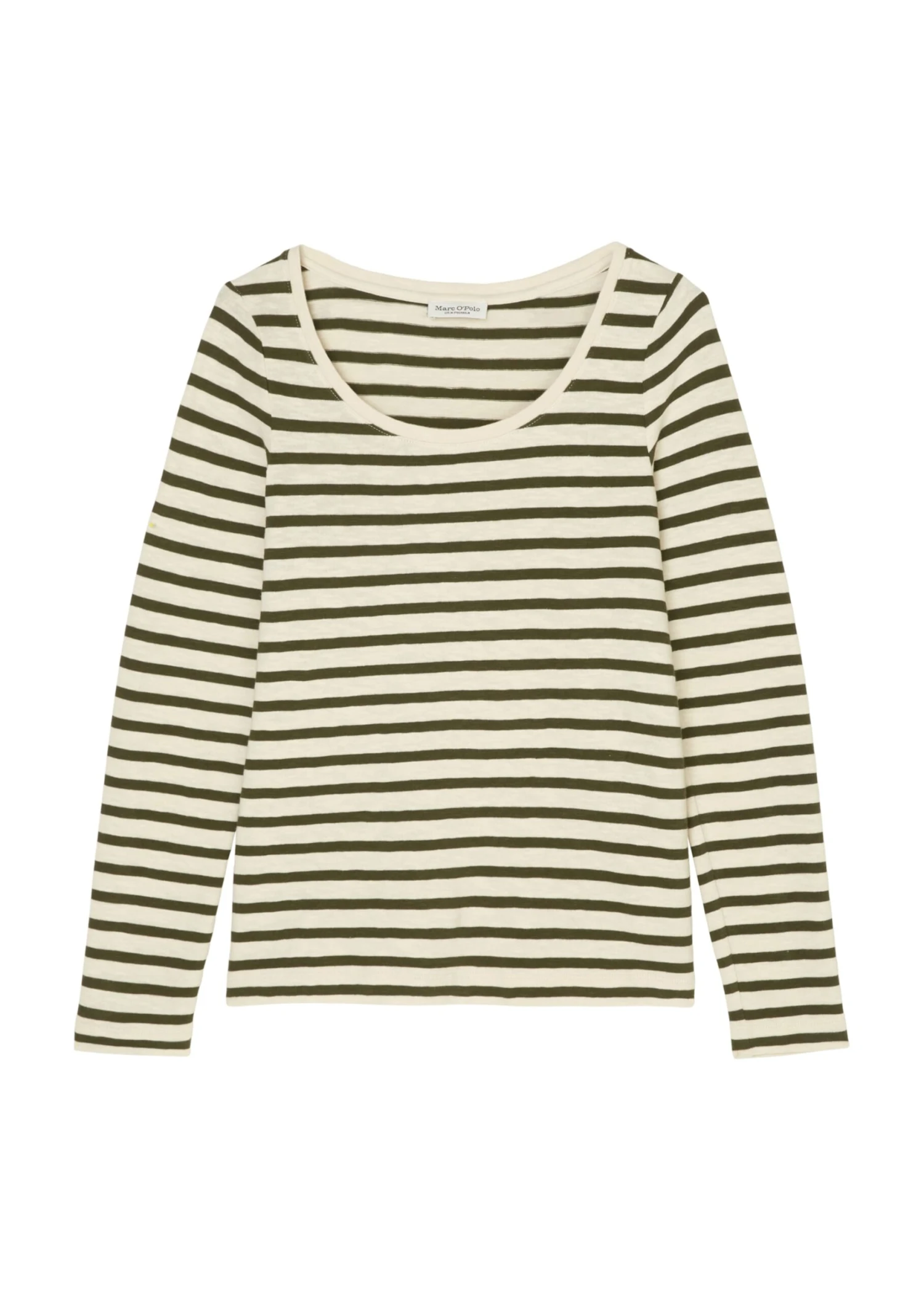 Marc O'Polo Striped Long Sleeve Top In A Loose Fit Made Of Heavy Jersey Fabric Composed Of Organic Cotton 10 Marc O'Polo Striped Long Sleeve Top In A Loose Fit Made Of Heavy Jersey Fabric Composed Of Organic Cotton – Bild 8