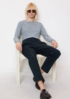 Marc O'Polo Long-sleeve Top Made Of Organic Cotton Fabric