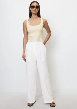 Marc O'Polo Sleeveless Top In A Shaped Fit Made Of Stretchy Organic Cotton Jersey -FashionLust Verkaufs-Shop 0440800610e56b5e30875072197e655f