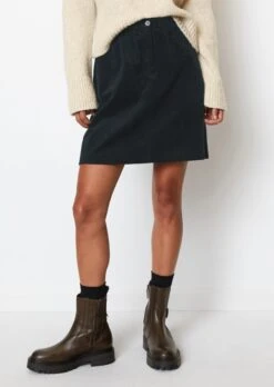 Marc O'Polo Corduroy Mini Skirt A-line Made Of Organic Cotton -FashionLust Verkaufs-Shop 079cec8e568c8a21f9546ac801b6ac7c