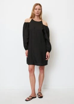 Marc O'Polo Dress With Cut-out Details Made Of Premium Ramie Fabric -FashionLust Verkaufs-Shop 07e75b0ec2c01694c9f56b71efeeafbd