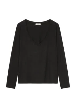 Marc O'Polo Long Sleeve V-neck Top From LENZING™ ECOVERO™ -FashionLust Verkaufs-Shop 084da019107d24b3d06adbf40aa3c724