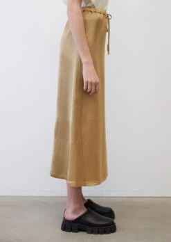 Marc O'Polo Flared Maxi Skirt With Slits Made Of An Elegant Viscose/linen Blend -FashionLust Verkaufs-Shop 09b85f09dffa15de5884490562d752fa