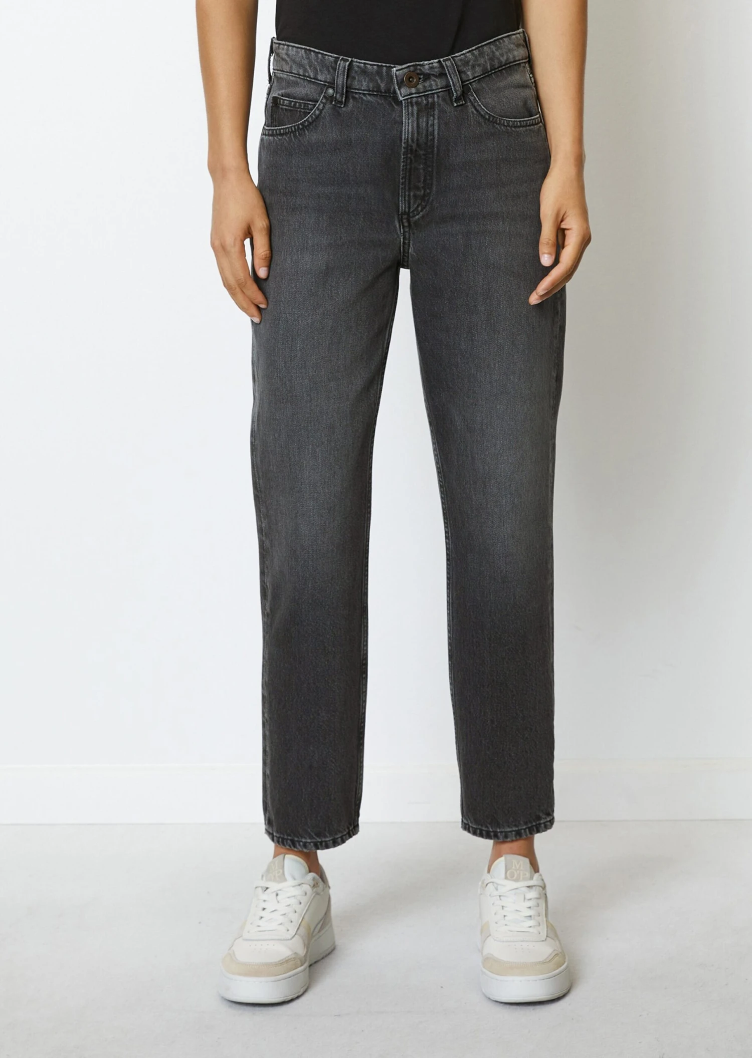 Marc O'Polo LINDE Straight Jeans In A High-waisted, Cropped Fit Made Of Pure Organic Cotton 6 Marc O'Polo LINDE Straight Jeans In A High-waisted, Cropped Fit Made Of Pure Organic Cotton – Bild 4