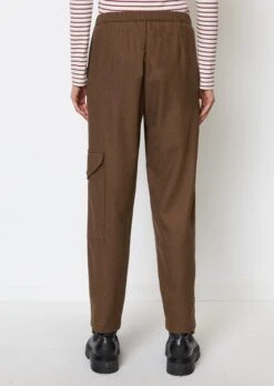Marc O'Polo Slip-on Cargo Pants Regular Made From Viscose Wool Mix -FashionLust Verkaufs-Shop 0a8e65b7e283670af76f1884a95139e2