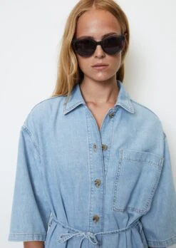 Marc O'Polo Denim Shirt Blouse Dress Relaxed In An Organic Cotton/lyocell Blend -FashionLust Verkaufs-Shop 0ad861471f5a450012af4b1c6c051bd1