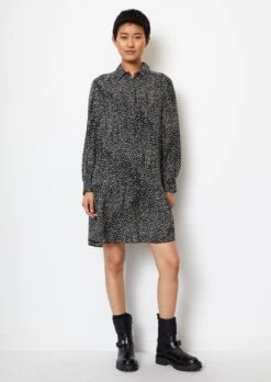 Marc O'Polo A-line Dress In A Cupro/viscose Blend