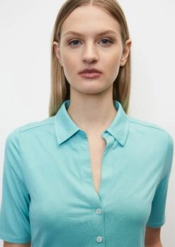 Marc O'Polo Short-sleeved Jersey Blouse From LENZING™ ECOVERO™