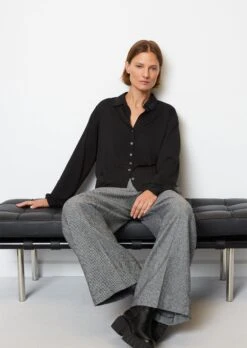 Marc O'Polo Jersey Blouse Loose From LENZING™ ECOVERO™