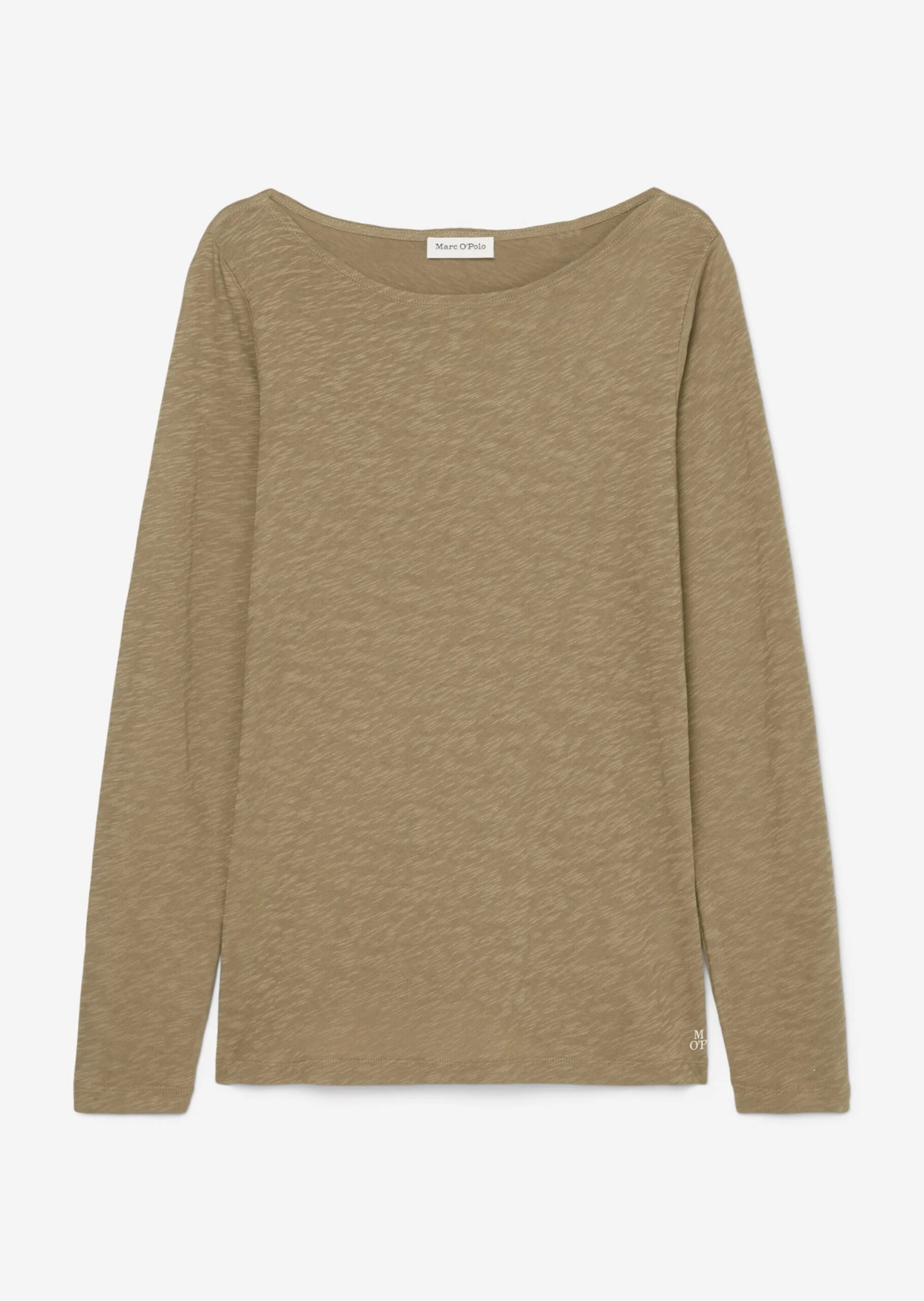 Marc O'Polo Long Sleeve Top With A Bateau Neckline, Regular Fit In Organic Cotton Slub Jersey 9 Marc O'Polo Long Sleeve Top With A Bateau Neckline, Regular Fit In Organic Cotton Slub Jersey – Bild 7