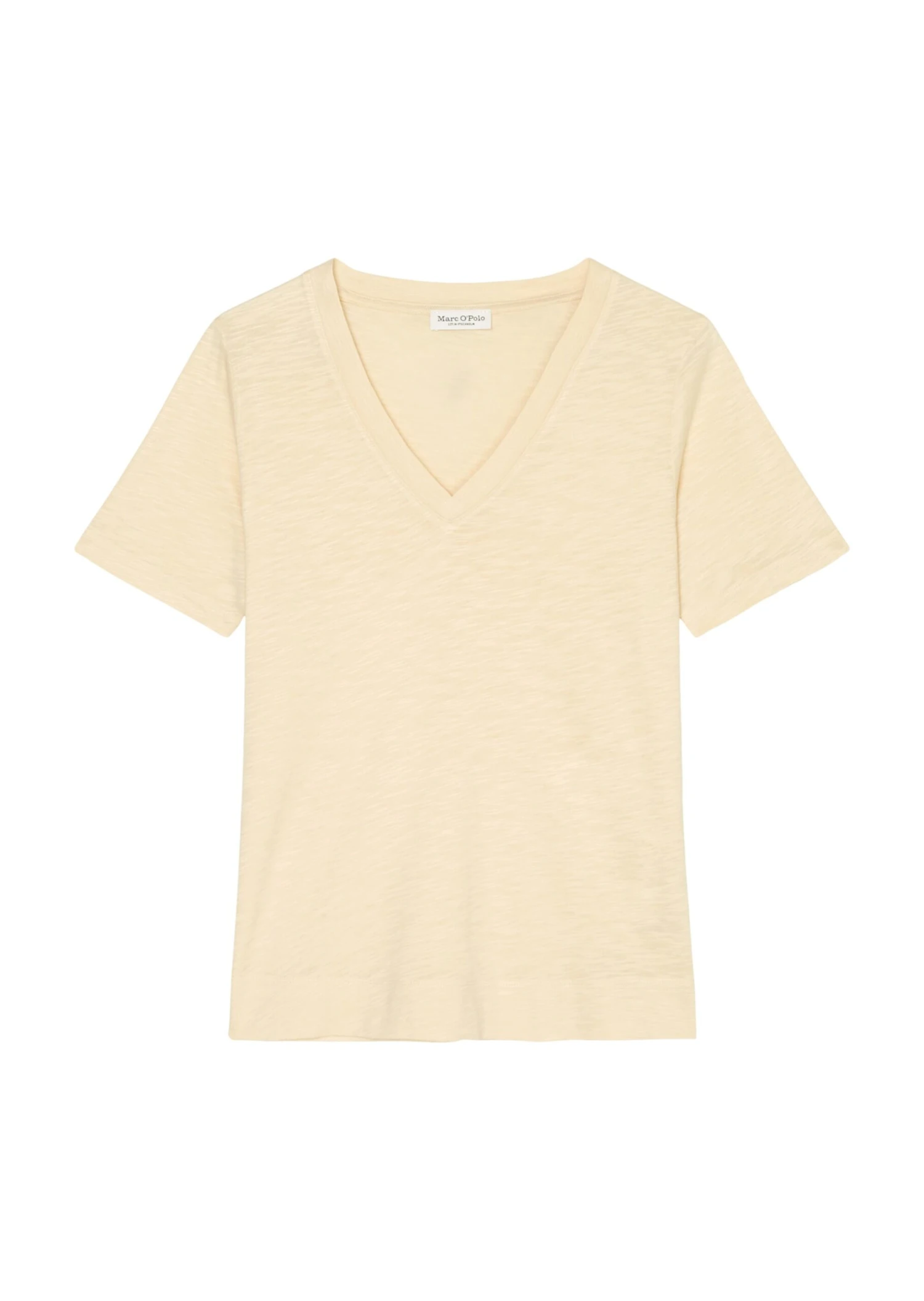 Marc O'Polo Slub Jersey V-neck T-shirt Made Of A Cotton/viscose Blend 10 Marc O'Polo Slub Jersey V-neck T-shirt Made Of A Cotton/viscose Blend – Bild 8