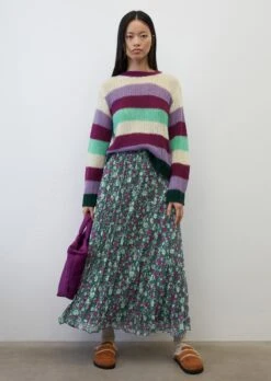 Marc O'Polo Pleated Skirt Made Of Recycled Fabric