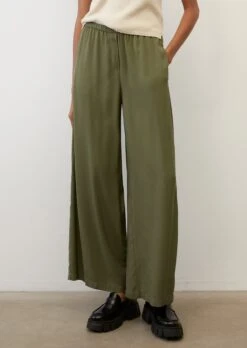Marc O'Polo Wide Trousers In Pure Viscose -FashionLust Verkaufs-Shop 12c86129b21465fb05cc73059baa1bf3