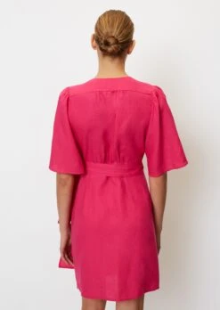 Marc O'Polo Short Linen Wrap Dress With Flounce Sleeves -FashionLust Verkaufs-Shop 12eb291383a9dde05d9cdc37c7bf7bbc