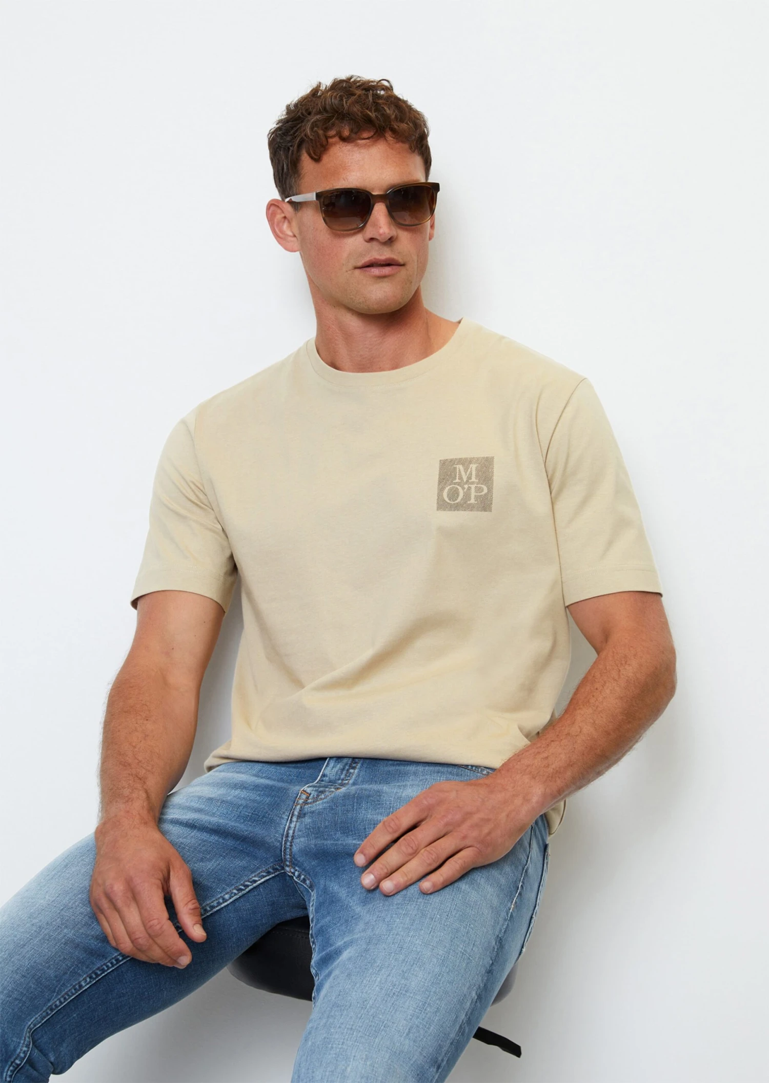 Marc O'Polo Organic Cotton T-shirt In A Regular Fit Made Of Soft Organic Cotton 3 Marc O'Polo Organic Cotton T-shirt In A Regular Fit Made Of Soft Organic Cotton