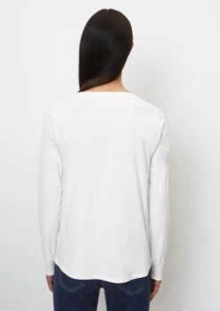 Marc O'Polo Long-sleeve Top In Organic Cotton Fabric -FashionLust Verkaufs-Shop 15385cbb1acf339c963e5e248536b779