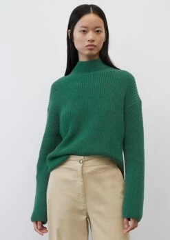 Marc O'Polo Wide Ankle-length Trousers Made Of Brushed Twill -FashionLust Verkaufs-Shop 155c10ccbe098adf016f043a9283d74c