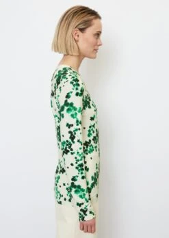 Marc O'Polo Long Sleeve Top With An All-over Print, Regular Fit From LENZING™ ECOVERO™ -FashionLust Verkaufs-Shop 16d1f9b3fccd841ab708507a1d406882