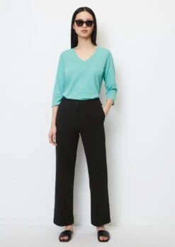 Marc O'Polo Oversized Basic V-neck T-shirt Made Of Organic Cotton Single Jersey -FashionLust Verkaufs-Shop 17226fe66679d8a3f1a58388da214201