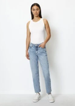 Marc O'Polo LINDE Straight Mid Waist Cropped Jeans Finished In Rigid Denim Made Of Pure Cotton -FashionLust Verkaufs-Shop 183f7192f4a72d338277018e1c82718e 1
