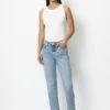 Marc O'Polo LINDE Straight Mid Waist Cropped Jeans Finished In Rigid Denim Made Of Pure Cotton -FashionLust Verkaufs-Shop 183f7192f4a72d338277018e1c82718e