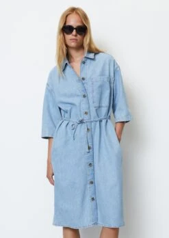 Marc O'Polo Denim Shirt Blouse Dress Relaxed In An Organic Cotton/lyocell Blend -FashionLust Verkaufs-Shop 18f2de872a1b225057d8da37e32a764c