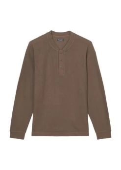 Marc O'Polo Relaxed Long-sleeved Serafino Top Made Of Micro Waffle Textured Jersey -FashionLust Verkaufs-Shop 1b4b0f59d35c90bf77f1432b415d071f