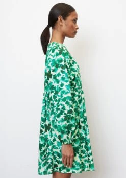 Marc O'Polo Short V-neck Dress With Voluminous Sleeves Made Of An Organic Cotton/lyocell Blend -FashionLust Verkaufs-Shop 1c0959fa3189cd57666ad4a9f519c825