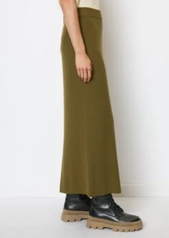 Marc O'Polo Ribbed Knit Skirt Fitted From Virgin Wool Viscose Mix -FashionLust Verkaufs-Shop 1cd40d47fee2c4019f2a0067d0e15dfa