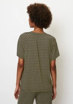Marc O'Polo Jersey Blouse Top With An All-over Print -FashionLust Verkaufs-Shop 1d5bdd1cb5856ab7f596e3d789889225