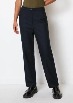 Marc O'Polo Straight Pants Cropped Virgin Wool Mix From Manteco -FashionLust Verkaufs-Shop 1f90fd38acc456fc871b54f8c2f0a202