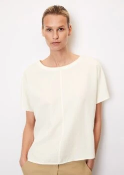 Marc O'Polo Blouse In A T-shirt Style, Loose Fit With Tencel™ Lyocell -FashionLust Verkaufs-Shop 207aae38195481319dd7b1736825d0fc 1