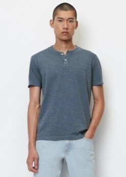 Marc O'Polo Henley T-shirt Shaped In Soft Slub Jersey Fabric -FashionLust Verkaufs-Shop 20d23e9929db5041727d4fab16a9f1dc
