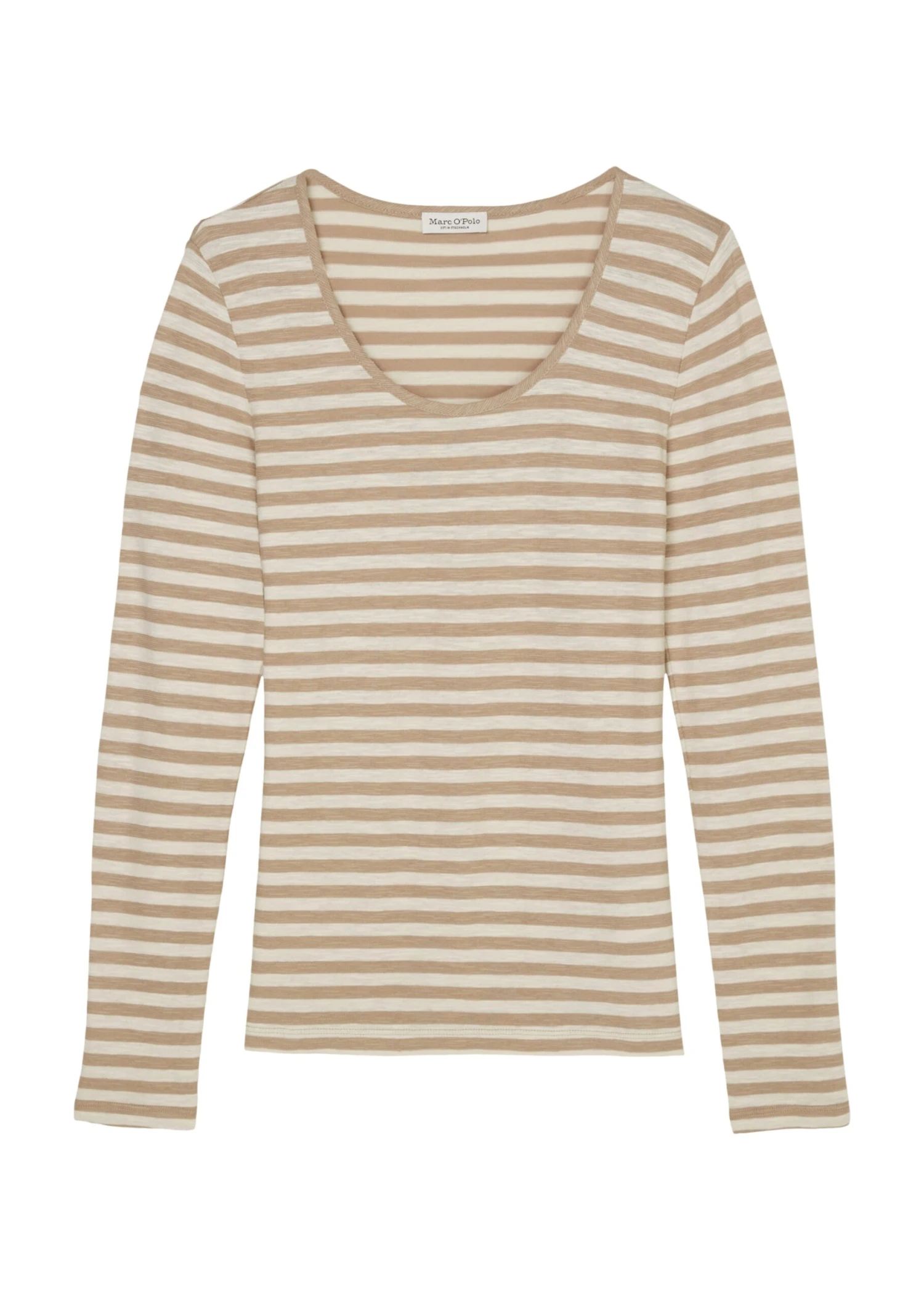 Marc O'Polo Long Sleeve Top With Stripes In Organic Cotton Slub Jersey 10 Marc O'Polo Long Sleeve Top With Stripes In Organic Cotton Slub Jersey – Bild 8