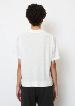 Marc O'Polo Slub Jersey Polo Shirt Made Of A Cotton/viscose Blend -FashionLust Verkaufs-Shop 227cfb77b81b679349911cdf7a8cdfee