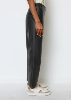 Marc O'Polo Leather Pants Regular Made Of Soft Lamb Nappa Leather -FashionLust Verkaufs-Shop 22d2baa83c7f914a9b8882eab92fb564