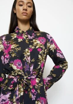 Marc O'Polo Shirt Blouse Dress Loose Made Of Flowing Viscose Crêpe -FashionLust Verkaufs-Shop 230303ca81e2a725b481bb9dfddc3b23
