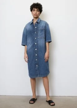 Marc O'Polo H-line Denim Dress Made Of Denim With A Cashmere Texture -FashionLust Verkaufs-Shop 2383cd40522da6b6a4c3ffd9b8b95ab7