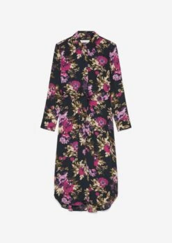 Marc O'Polo Shirt Blouse Dress Loose Made Of Flowing Viscose Crêpe -FashionLust Verkaufs-Shop 23f1eba609dc6ce8224a0d88b9e1bbd6