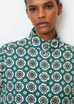Marc O'Polo Short Print Shirt Blouse Dress Made From Viscose Twill -FashionLust Verkaufs-Shop 2403a2fdcaed96da60f7f6a3f642dbd9
