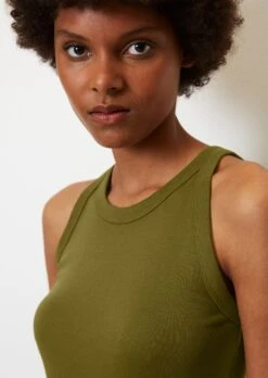 Marc O'Polo Sleeveless Top In A Regular Fit Made Of Organic Cotton Ribbed Jersey -FashionLust Verkaufs-Shop 25f9ee94d4802d5f5a15021898250aa0