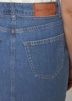 Marc O'Polo Denim Midi Skirt With Waist Belt In An Organic Cotton/lyocell Blend -FashionLust Verkaufs-Shop 263e32e6d31cf978f83fce6566903205