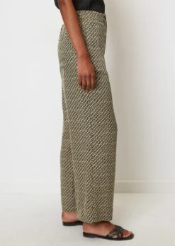 Marc O'Polo Flowing Wide-leg Trousers Made From Viscose Twill -FashionLust Verkaufs-Shop 269d1b38ad95bbebbf7597bf21b79a61