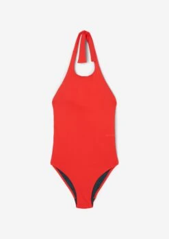 Marc O'Polo Halterneck Swimsuit With A Round, High Neckline -FashionLust Verkaufs-Shop 27251fb582782ba1d4a4f2951ddaa2d5