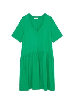 Marc O'Polo V-neck Jersey Dress Made Of Stretch Viscose Jersey -FashionLust Verkaufs-Shop 285b1d25402bef6a04c82997f68e690d