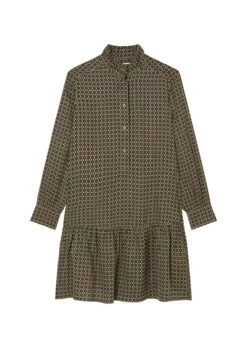 Marc O'Polo Short Printed Shirt Dress Made From Viscose Twill -FashionLust Verkaufs-Shop 291012649711dac8e3b83a0a58571710