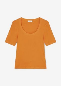 Marc O'Polo Ribbed Jersey T-shirt Made Of Organic Cotton -FashionLust Verkaufs-Shop 2a6d281721fe8c458e7cd184523cc43e
