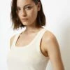 Marc O'Polo Ribbed Jersey Tank Top Made Of Organic Stretch Cotton Fabric -FashionLust Verkaufs-Shop 2c686355beff2cadb949ab46d0defb0f